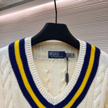 RALPH LAUREN 25S KNITTED TENNIS SWEATER 266
