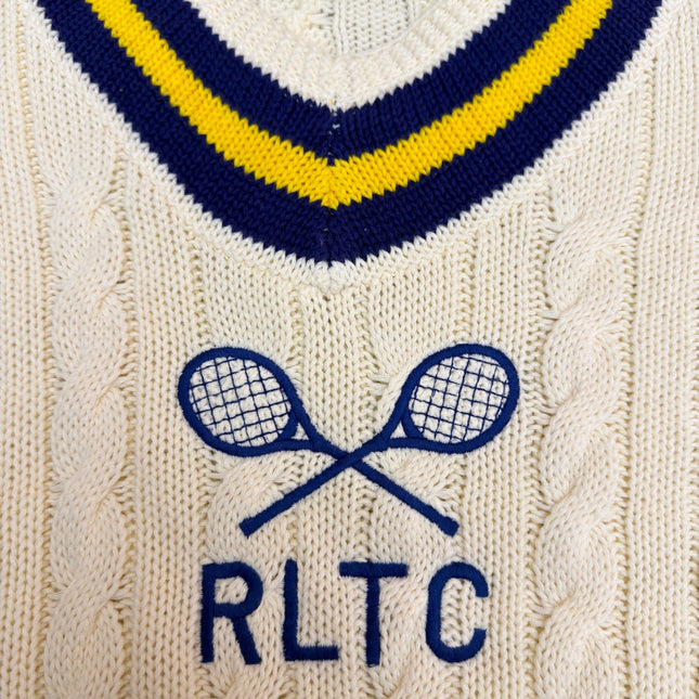 RALPH LAUREN 25S KNITTED TENNIS SWEATER 266