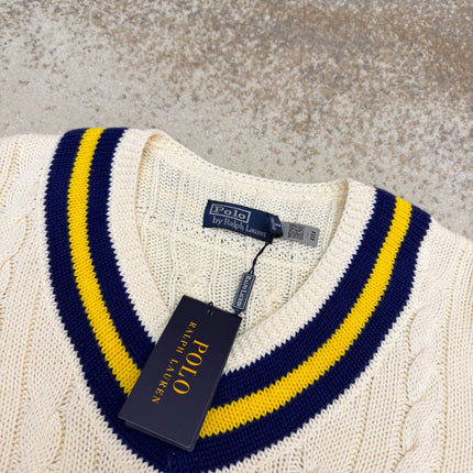 RALPH LAUREN 25S KNITTED TENNIS SWEATER 266
