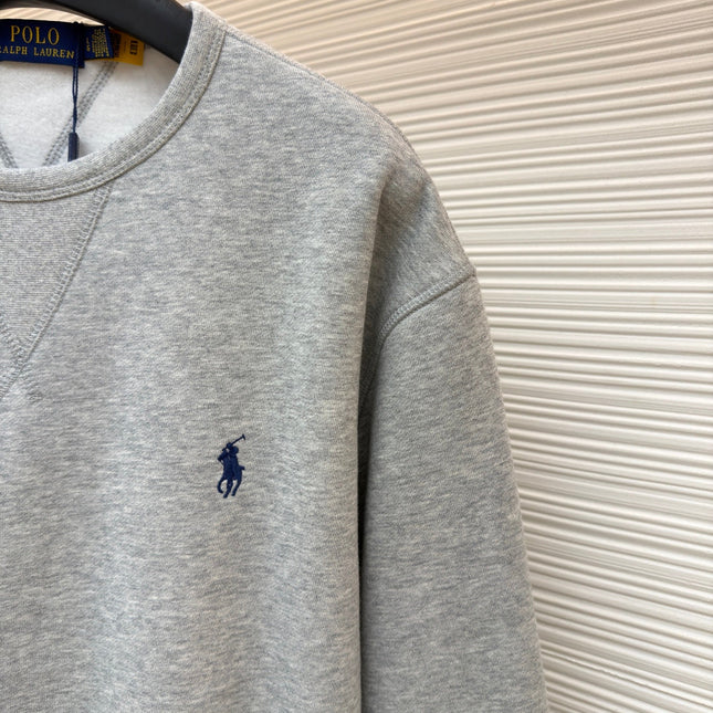 RALPH LAUREN 25S FLEECE SWEATSHIRT WITH EMBROIDERED LOGO 264