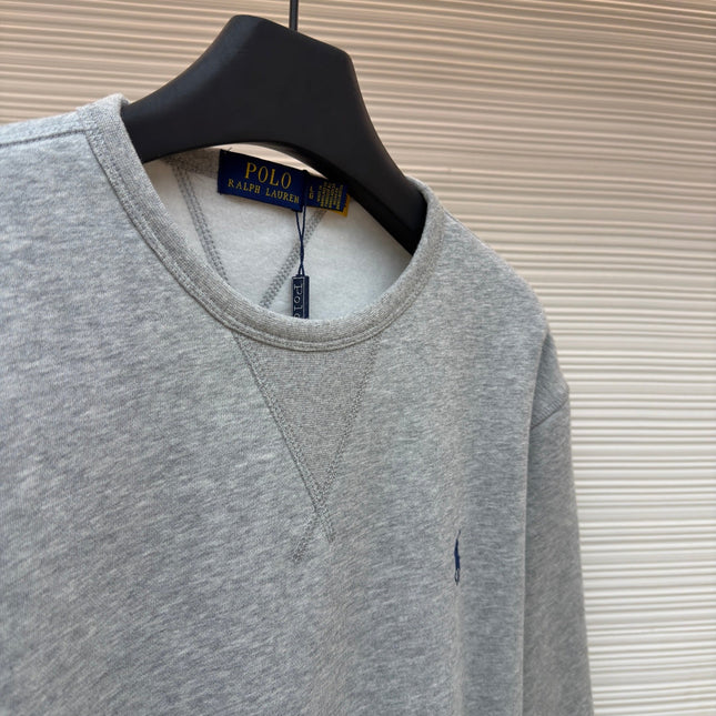 RALPH LAUREN 25S FLEECE SWEATSHIRT WITH EMBROIDERED LOGO 264