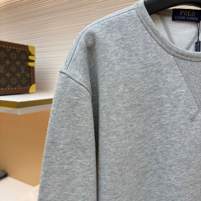 RALPH LAUREN 25S FLEECE SWEATSHIRT WITH EMBROIDERED LOGO 264