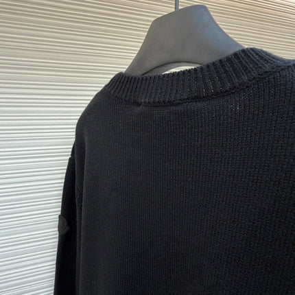 MONCLER 25S LONG-SLEEVE CREW NECK SWEATER 235