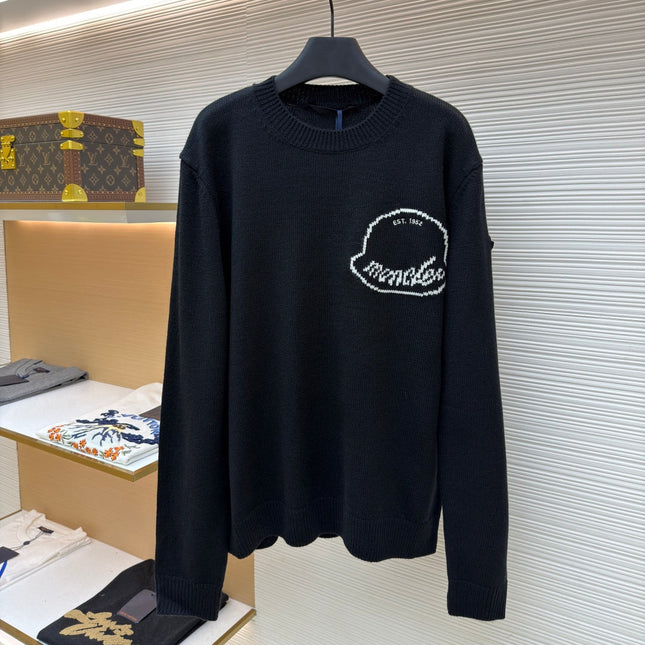 MONCLER 25S LONG-SLEEVE CREW NECK SWEATER 235