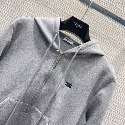 CELINE 25S WIDE-LEG PANTS HOODIE SET 0137