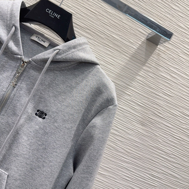 CELINE 25S WIDE-LEG PANTS HOODIE SET 0137