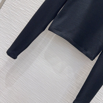 CHANEL 25S LONG-SLEEVE TURTLENECK T-SHIRT 413
