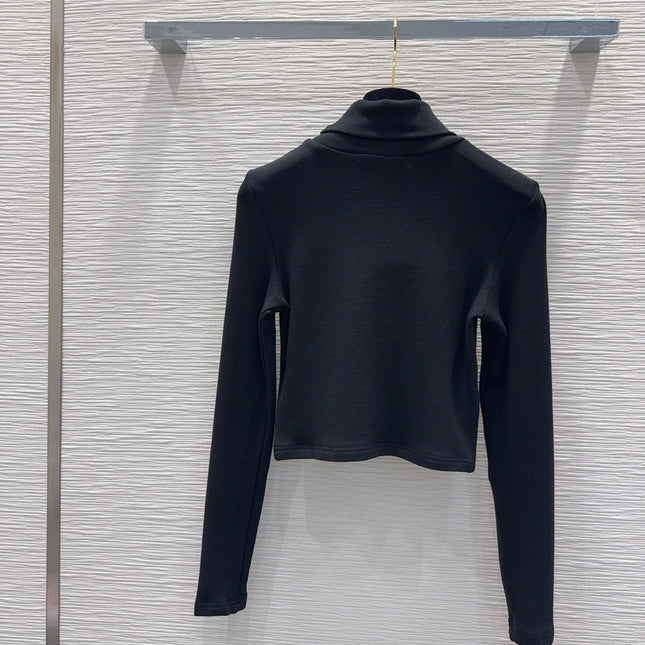 CHANEL 25S LONG-SLEEVE TURTLENECK T-SHIRT 413