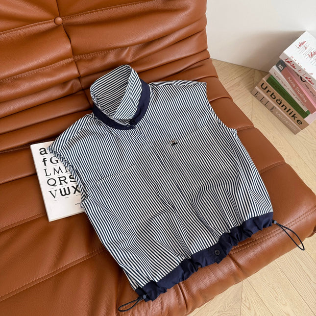 CC STRIPED SHIRT WITH METAL DETAILING 265778