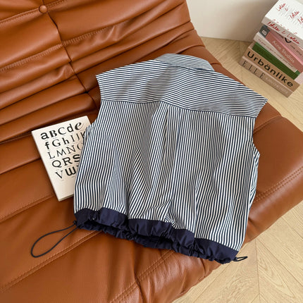 CC STRIPED SHIRT WITH METAL DETAILING 265778