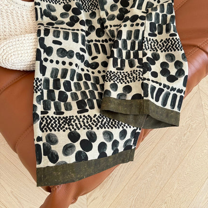 LINEN 25S PRINTED PANTS 265699