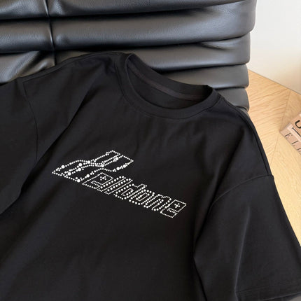 SHORT-SLEEVE TEE 25S WITH PEARL LETTERING 265703