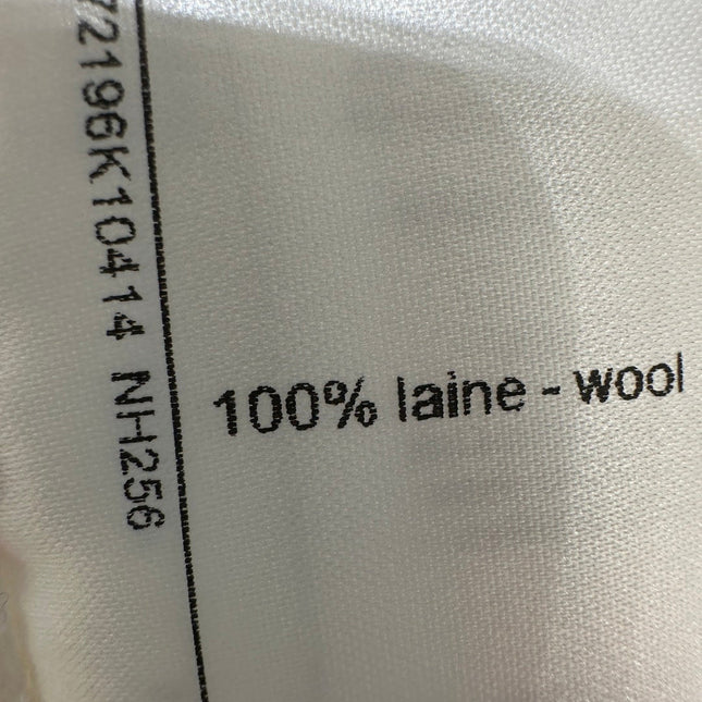 CHANEL SHORT-SLEEVE KNIT TOP STRIPED