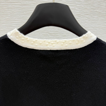 CC SHORT-SLEEVE CREW NECK KNIT TOP 267987