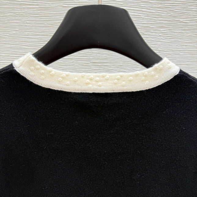 CC SHORT-SLEEVE CREW NECK KNIT TOP 267987