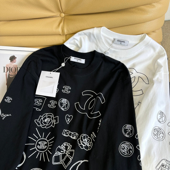 CHANEL 25S LONG-SLEEVE T-SHIRT STYLE 258