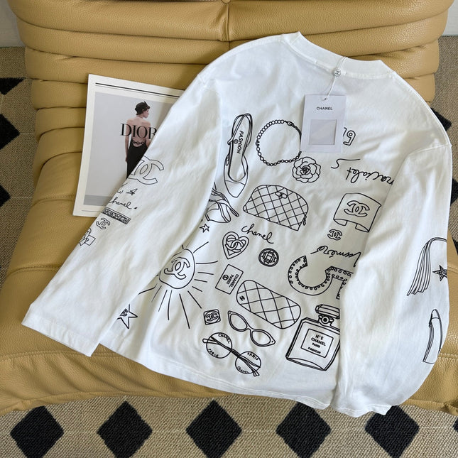 CHANEL 25S LONG-SLEEVE T-SHIRT STYLE 258