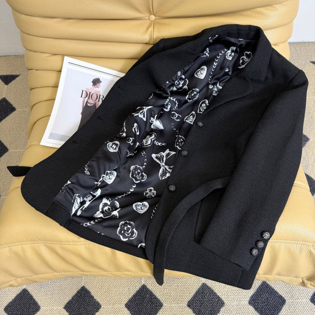 CHANEL 25S BELTED LAPEL COAT 286