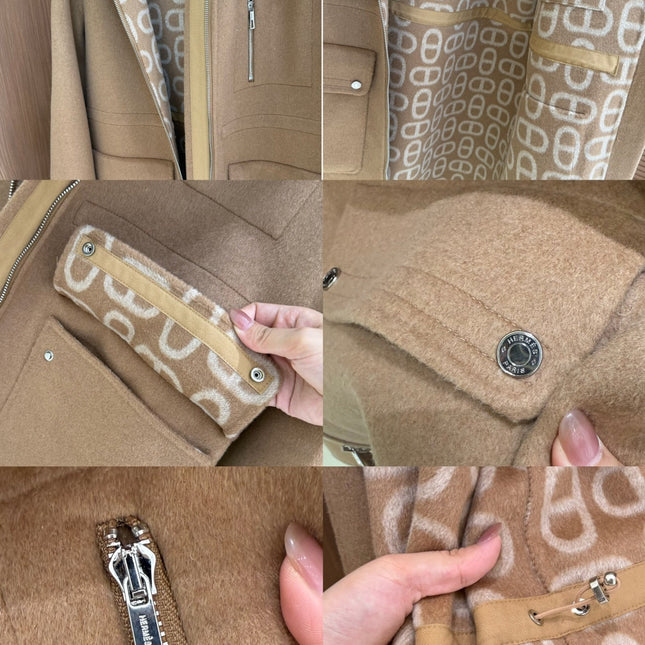 HERMES 25S WOOL COAT 101