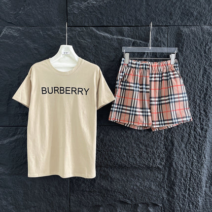 COTTON PLAID SHORT SET WITH BBR 265961