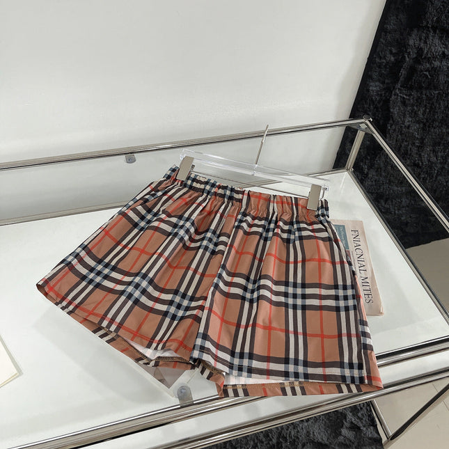 COTTON PLAID SHORT SET WITH BBR 265961