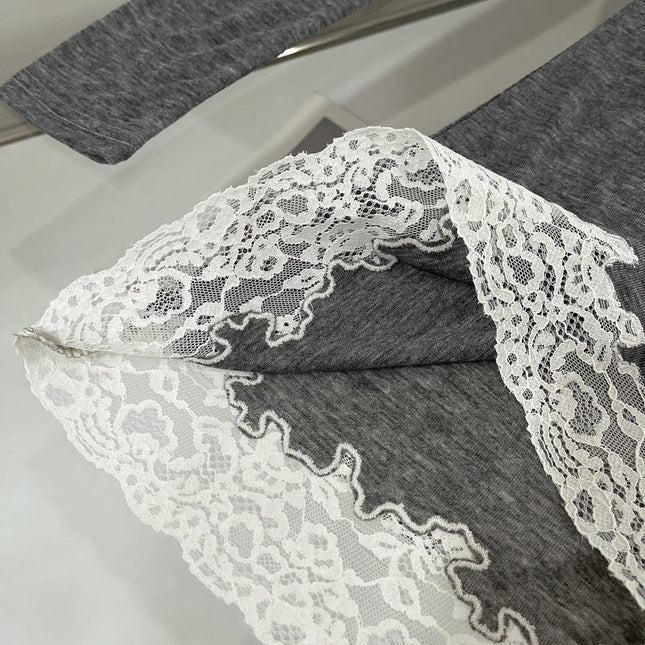 MIU LACE DRESS IN COTTON 265835