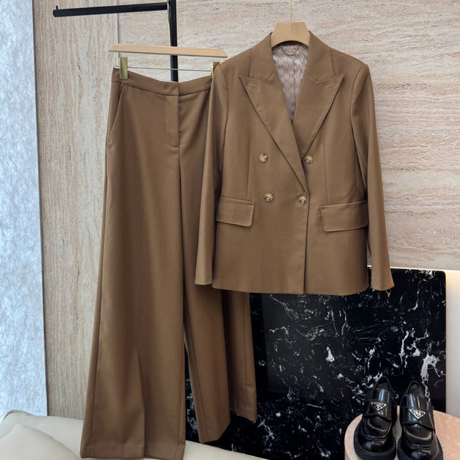 MAX MARA 25S SET VEST BLAZER 014