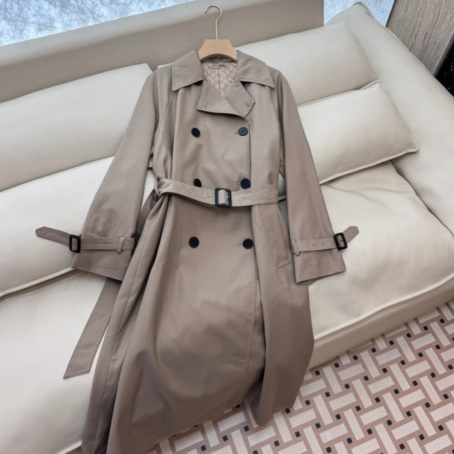 MAX MARA 25S DOUBLE-BREASTED LONG COAT 016