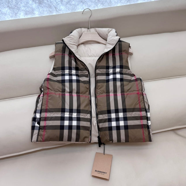 BURBERRY 25S REVERSIBLE PUFFER VEST 165