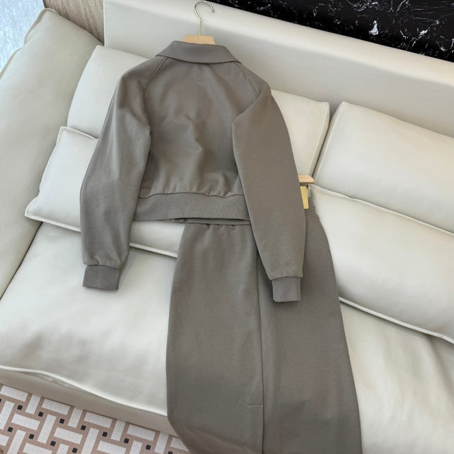 PRADA 25S JACKET AND LONG SKIRT SET 219