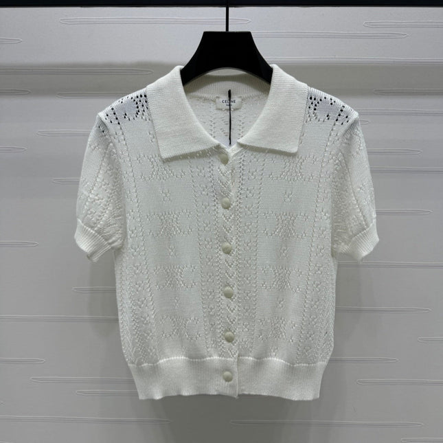 CELINE 25S POLO NECK CARDIGAN 264100