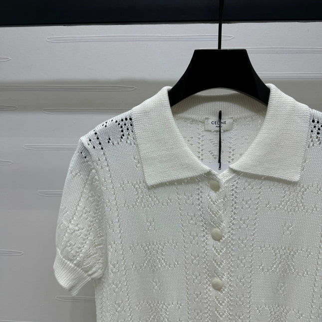 CELINE 25S POLO NECK CARDIGAN 264100