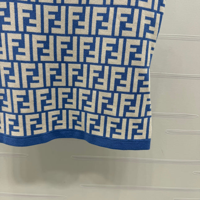 FEND 25S FLORAL LOGO KNITTED CAMISOLE 264227