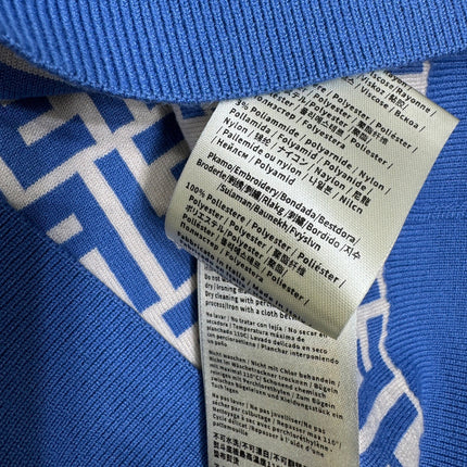 FEND 25S FLORAL LOGO KNIT SHORT SLEEVE SHIRT 264224