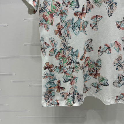 Dior 25C T-Shirt Papillon multicolore Pattern 228799