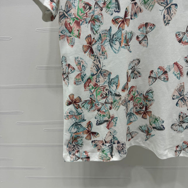 Dior 25C T-Shirt Papillon multicolore Pattern 228799