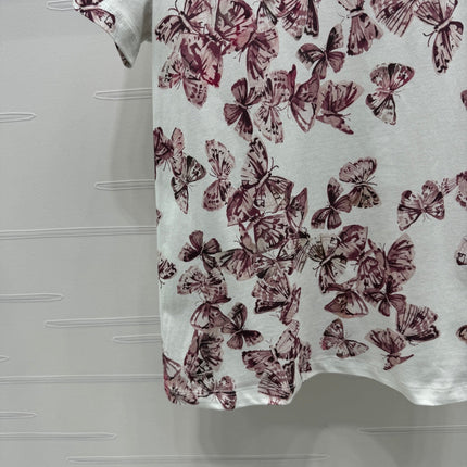 Dior 25C T-Shirt Papillon multicolore Pattern 228799