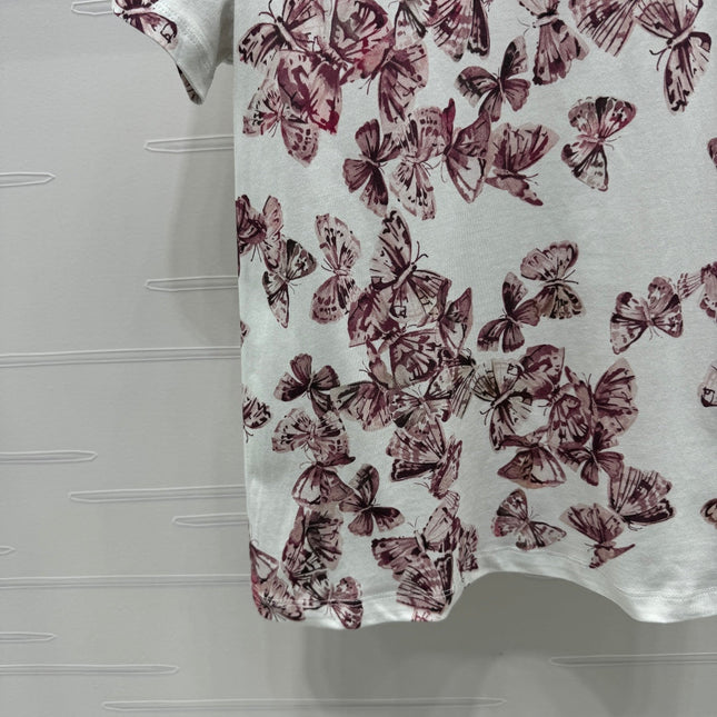 Dior 25C T-Shirt Papillon multicolore Pattern 228799