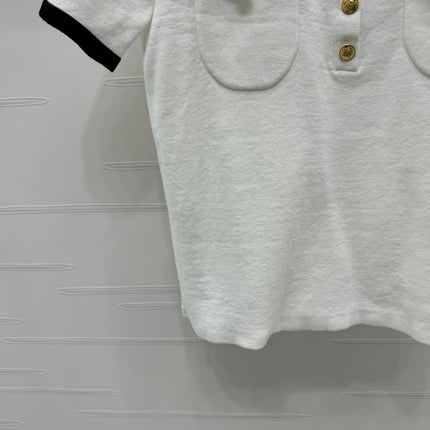 CELINE SHORT SLEEVE SWEATER 269457