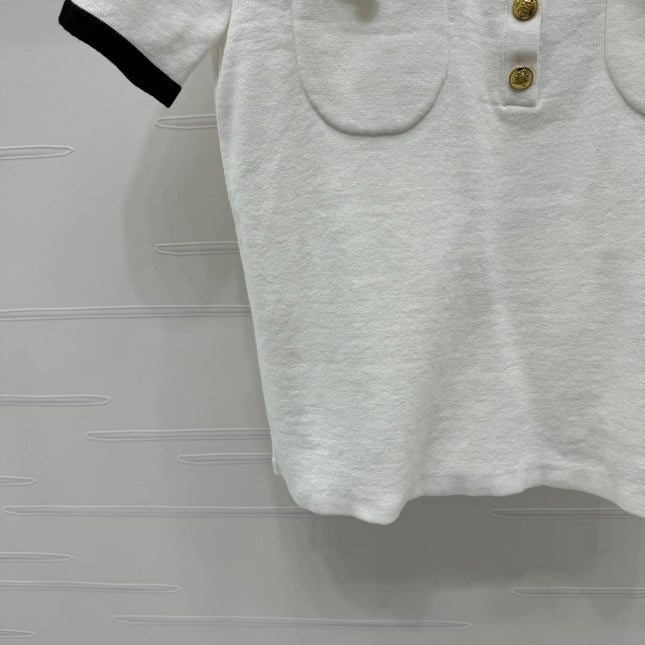 CELINE SHORT SLEEVE SWEATER 269457