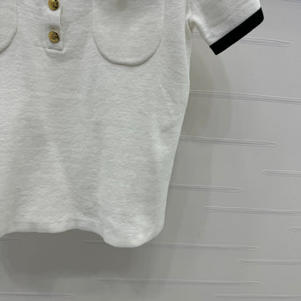 CELINE SHORT SLEEVE SWEATER 269457