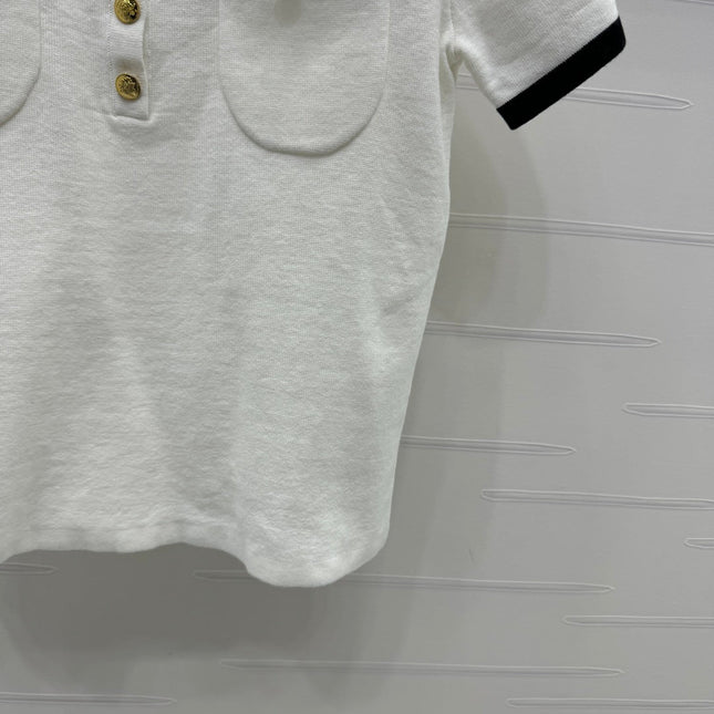 CELINE SHORT SLEEVE SWEATER 269457