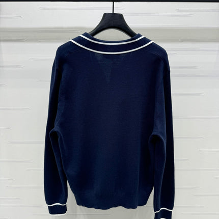 GUCCI V-NECK LONG-SLEEVE KNIT SWEATER 274823