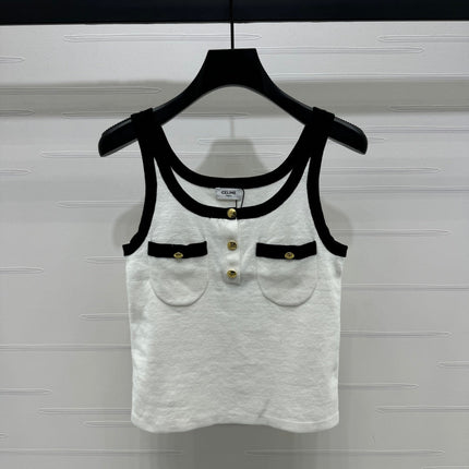 CELINE KNIT SPAGHETTI STRAP TOP 269456