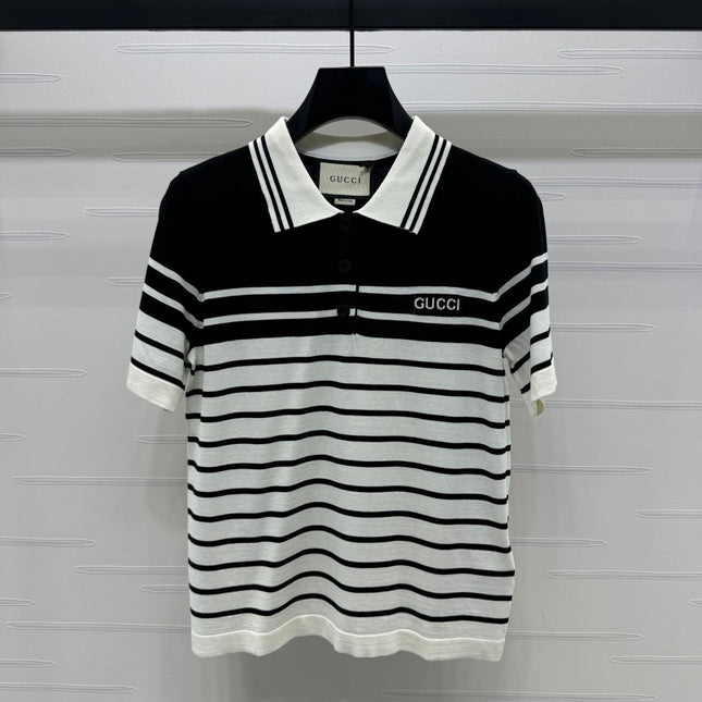 Gucci 25 Polo T-Shirt Tencel with Wool 233492