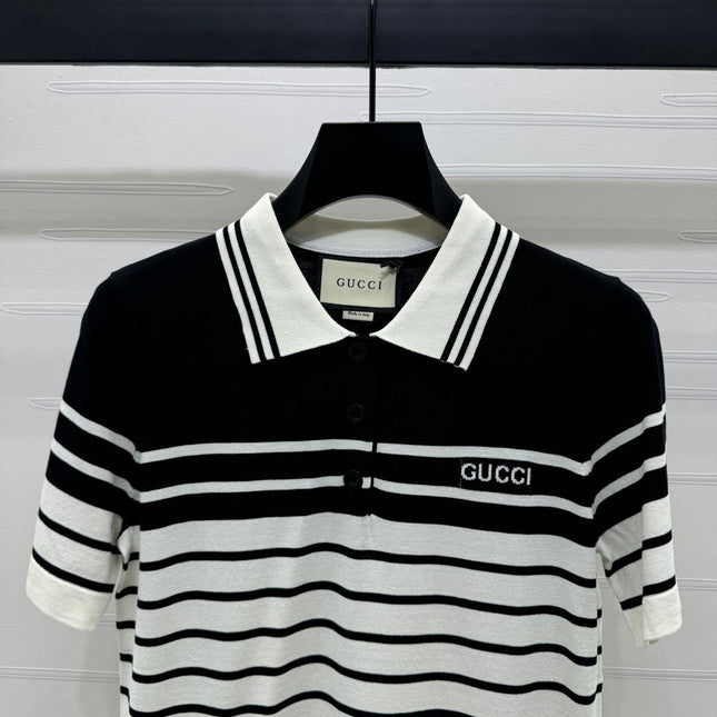 Gucci 25 Polo T-Shirt Tencel with Wool 233492