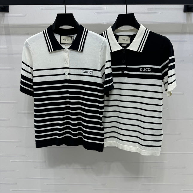 Gucci 25 Polo T-Shirt Tencel with Wool 233492