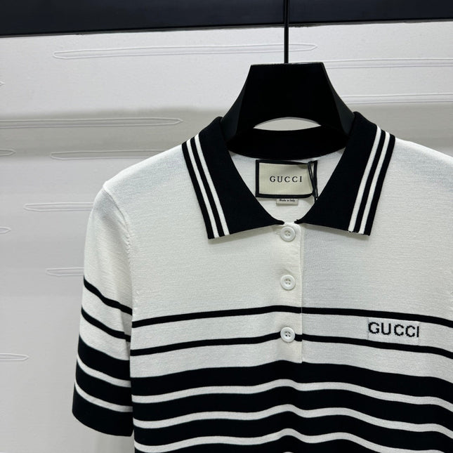 Gucci 25 Polo T-Shirt Tencel with Wool 233492