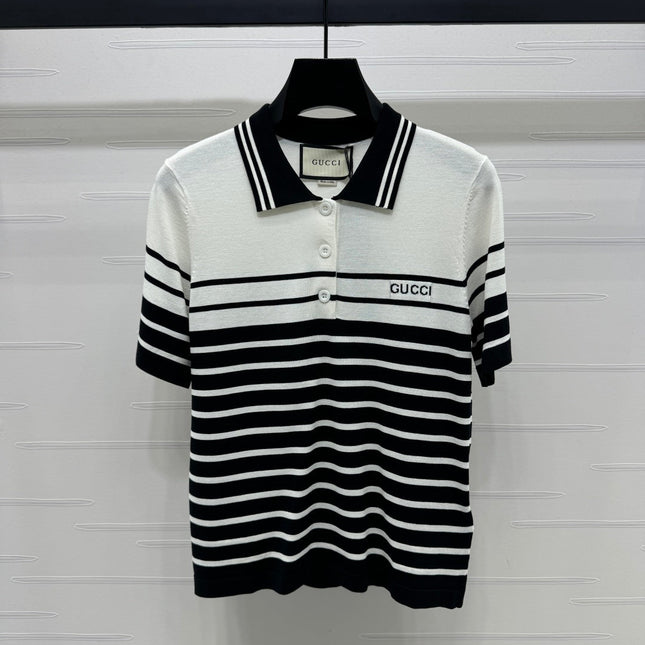 Gucci 25 Polo T-Shirt Tencel with Wool 233492