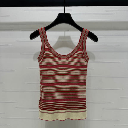 Fendi 25 Striped Top Silk